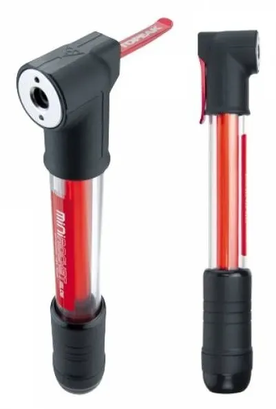 Насос Topeak Mini Rocket iGlow міні з підсвіткою 2 функцій 11bar/макс. прозорий пластик 67г