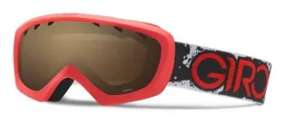 Маска горнолыжная Giro Chico красный/черный Camo Amber Rose 40%
