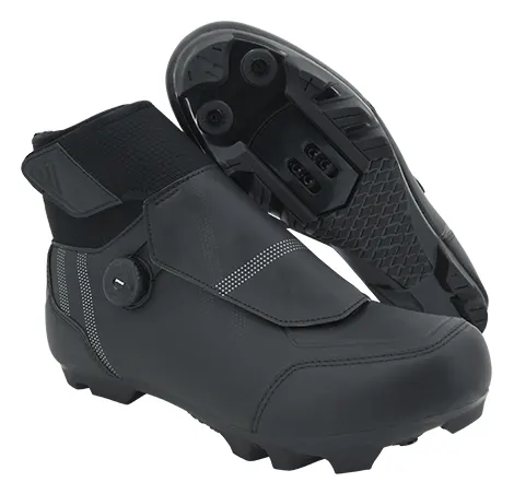 Велосипедні туфлі зимові МТБ FLR Defender II Pro Dial чорний 46