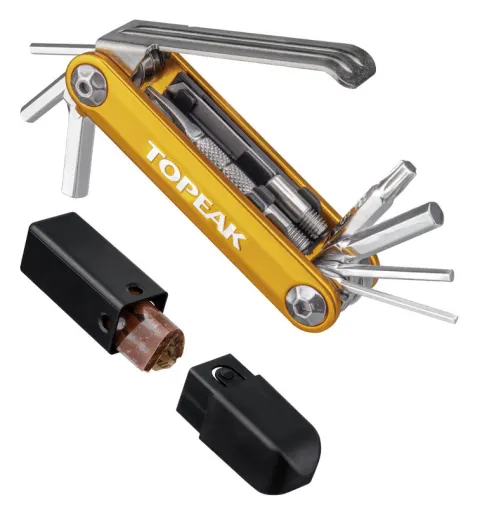 Ключ складаний Topeak Tubi 11 Combo 11 функцій з чохлом 83г