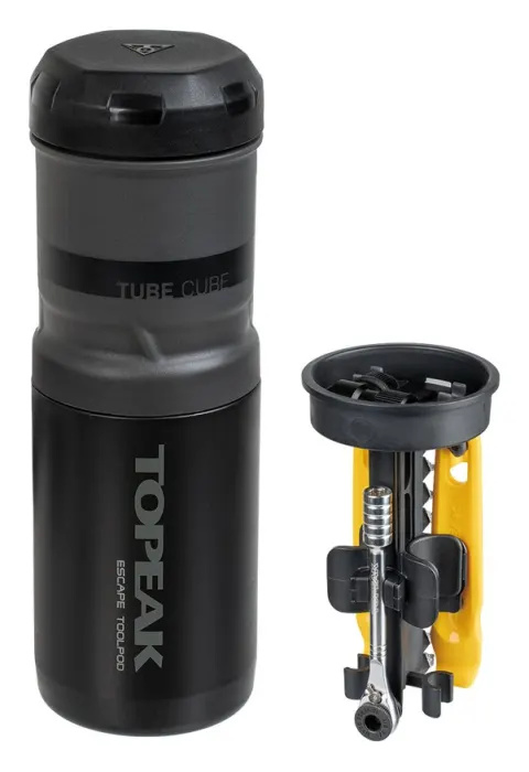 Футляр-фляга Topeak Escape ToolPod з інструментом 16 функцій 750мл чорний 275г