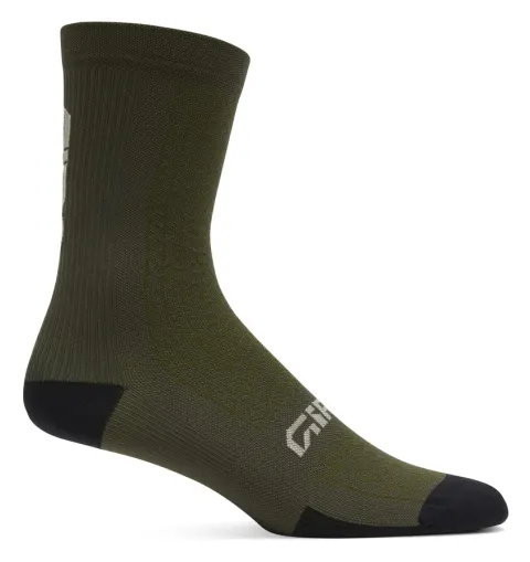 Шкарпетки Giro HRC Team 26 оливковий Dark Sage р. 43-45