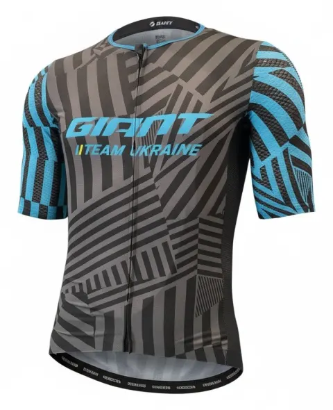 Веломайка Giant Team UA Pro Aero Duzzle чорний/білий/синій M