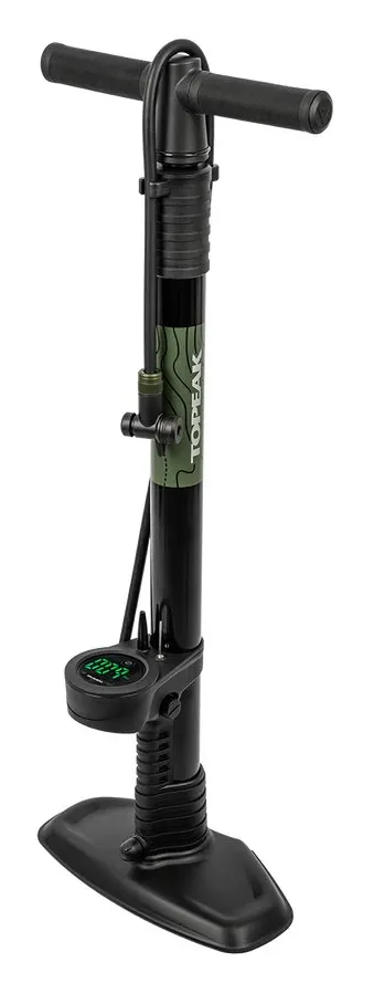 Насос підлоговий Topeak JoeBlow Mountain X Digital з манометром 4bar/120psi сталь клапан TurboHead чорний