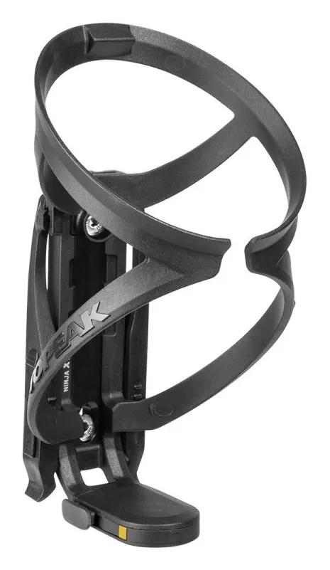 Тримач фляги Topeak Ninja Cage X1AJ QuickClick з бортом пластик чорний 68г для велосипедів розміров S/XS