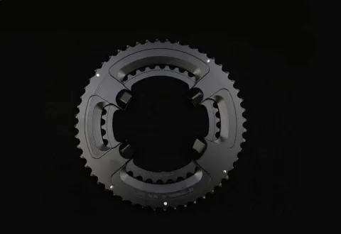 Шестерні передні (комплект) шосе Fouriers SH8000 Shimano Ult8000/pcd110 алюміній CNC 36x52Т чорний