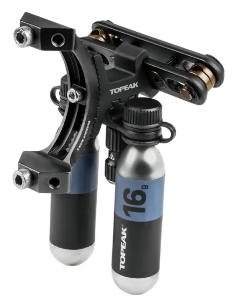 Кронштейн підсідельний Topeak Tri-Backup Elite 2 (вкл насос AirBooster та картридж CO2 16грх2шт)