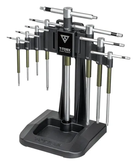 Ключ набір Topeak T-Torx 8 функцій T10/T15/T20/T25/T30/T40/T45/T40 сталь з кріплення