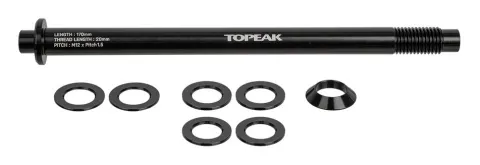 Вісь колеса для багажника Topeak ZI:RAK Thru-Axle 12x1.5мм