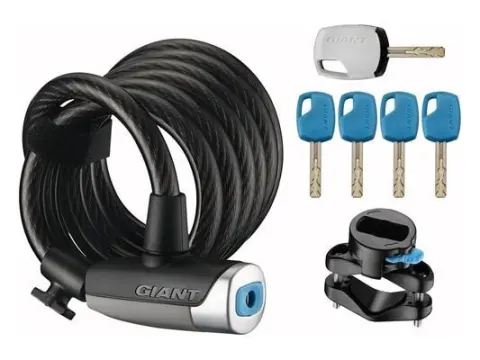 Замок Giant Surelock Flex Key Coil 1850х15мм ключ
