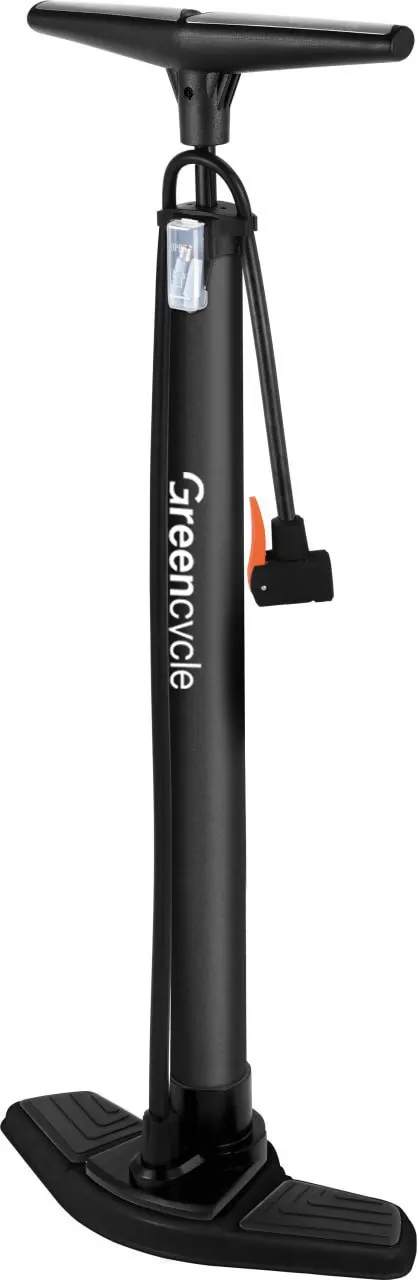 Підлоговий насос Green Cycle GPF-060 сталевий корпус, без манометра, Presta+Schrader, 120 psi