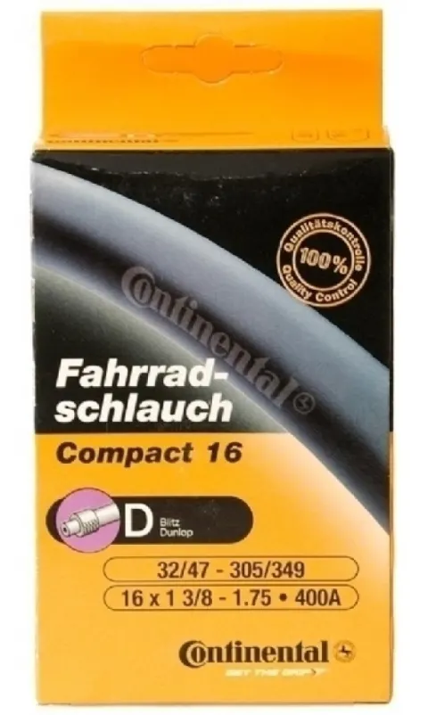 Велокамера Continental Compact 14 x1 1/4 - 1 1/2 DV 26mm