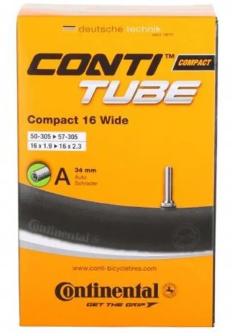 Велокамера Continental Compact 16 x1.9-2.3 AV 34mm