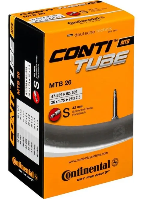 Велокамера Continental MTB 26 x 1.75-2.5 FV 42mm