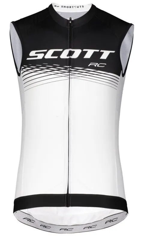 Веломайка без рукавів SCOTT RC PRO чорно/біла - M