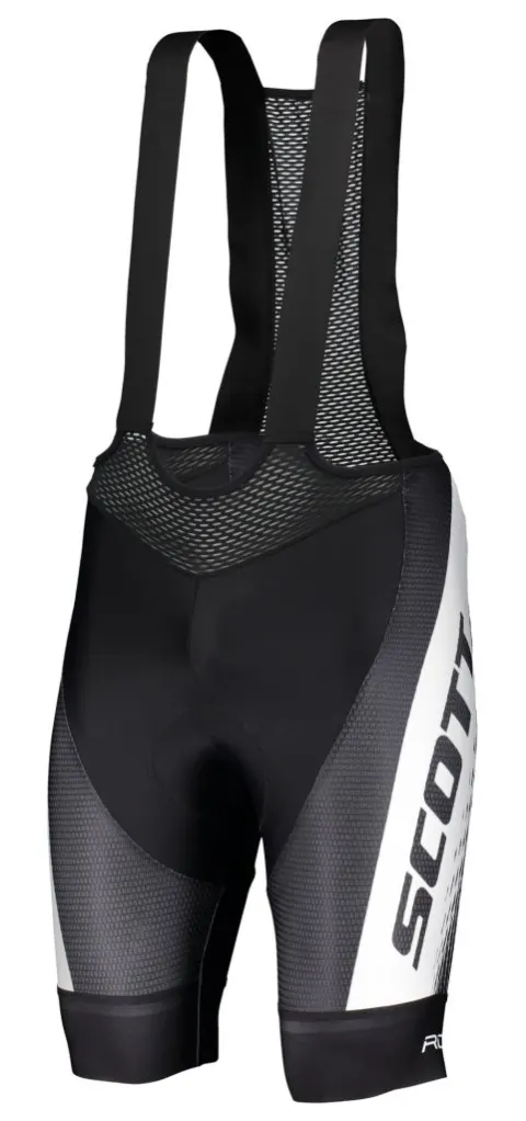 Велотрусы SCOTT RC PRO 3+ чёрно/белые - XXL