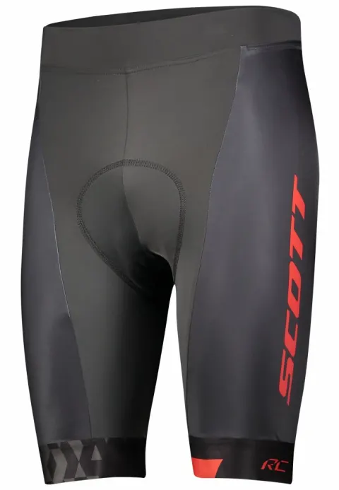 Велотрусы без лямок SCOTT RC TEAM ++ dark grey/fiery red - XXL
