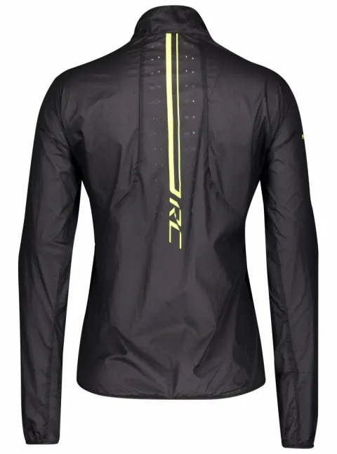 Вітрівка бігова жіноча SCOTT RC WB чорний/жовтий - XL
