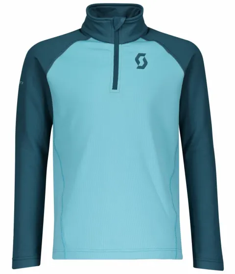 Кофта подростковая SCOTT JR 1/2 ZIP DEFINED LIGHT majolica blue/bright blue - L