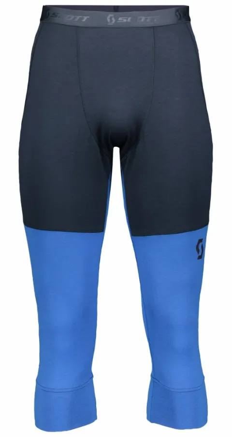 Термоштани SCOTT DEFINED MERINO dark blue/skydive blue - M