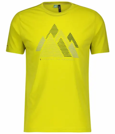 Футболка SCOTT DEFINED DRI GRPH sulphur yellow - S