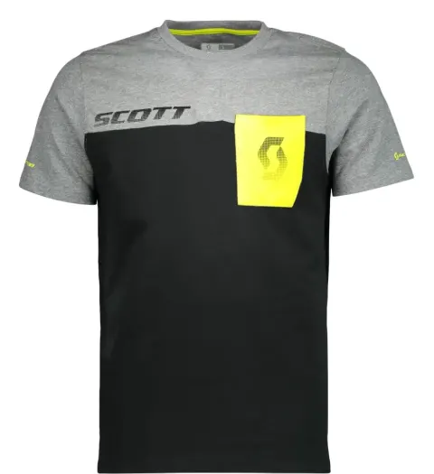 Футболка SCOTT FACTORY TEAM чорно/сіра - S