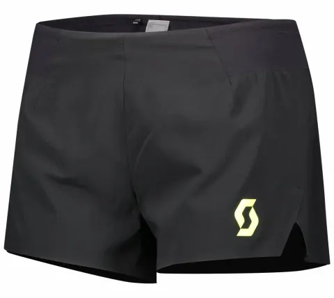 Шорти для бігу SCOTT W RC SPLIT чорно/жовті - XL