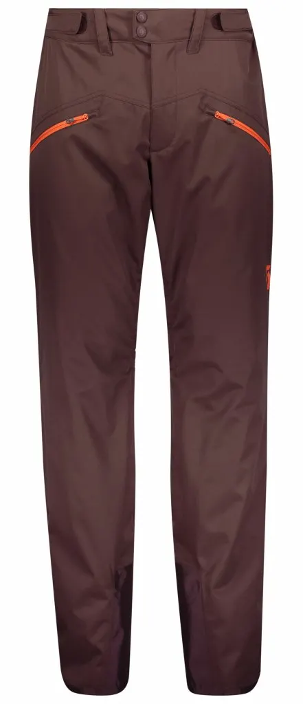 Штани гірськолижні SCOTT ULTIMATE DRYO red fudge - M