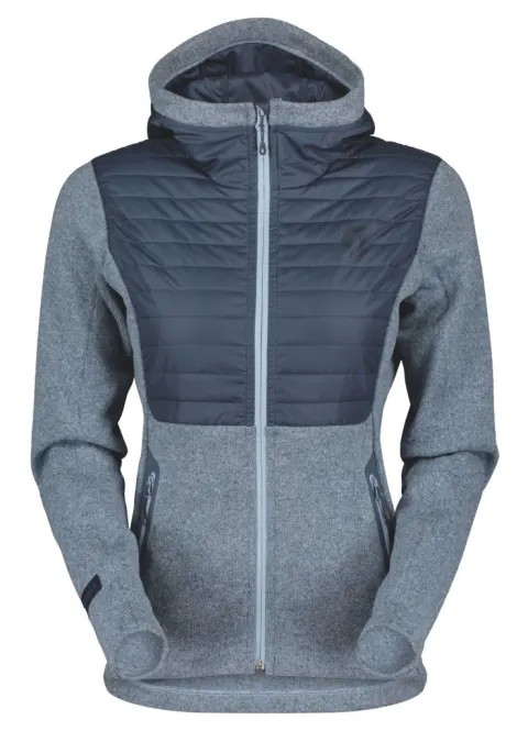 Кофта с капюшоном SCOTT DEFINED OPTIC metal blue/glace blue - XS