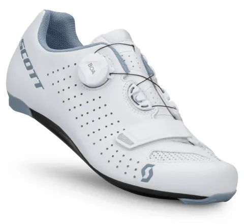 Велотуфлі SCOTT W ROAD COMP BOA matt white/light blue - 41.0