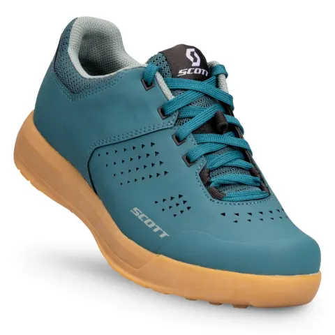Велотуфлі SCOTT W MTB SHR-ALP FLAT LACE petrol blue/mint green - 40.0