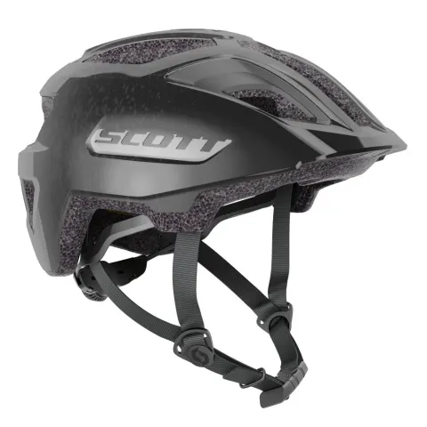 Шлем SCOTT JR SPUNTO PLUS black/reflective grey - One Size