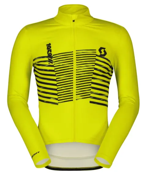Веломайка з рукавом SCOTT RC TEAM WARM GRAPHICS sulphur yellow - L