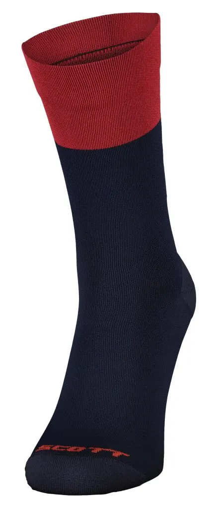 Шкарпетки SCOTT BLOCK STRIPE CREW dark blue/wood red - 42-44