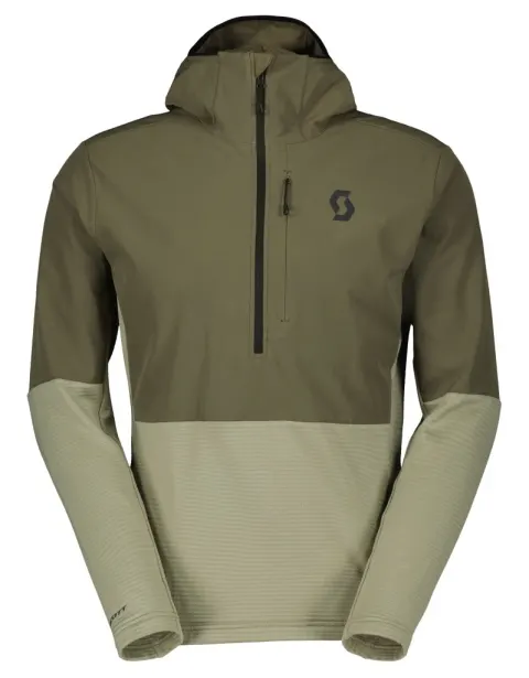Кофта SCOTT DEFINED TECH HYBRID douglas green/dust grey - M