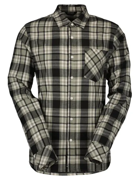 Рубашка SCOTT FLANNEL dust grey/black - XL