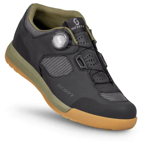 Велотуфлі SCOTT MTB SHR-ALP EVO BOA black/fir green - 45.0