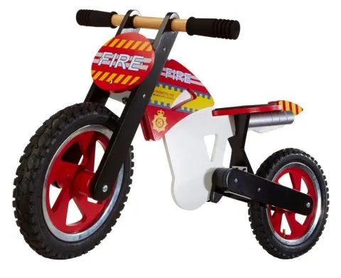 Біговел 12" Kiddy Moto Scrambler пожарная машина