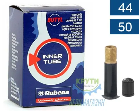 Камера 10" x 1.75 x 2" AV 35мм MITAS (RUBENA) Classic R07, BSC 0.9mm коробка
