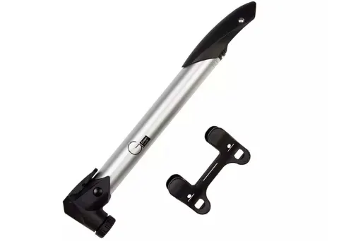 Мининасос Green Cycle GPM-219 алюминиевый, presta+schrader, 120psi, серебро