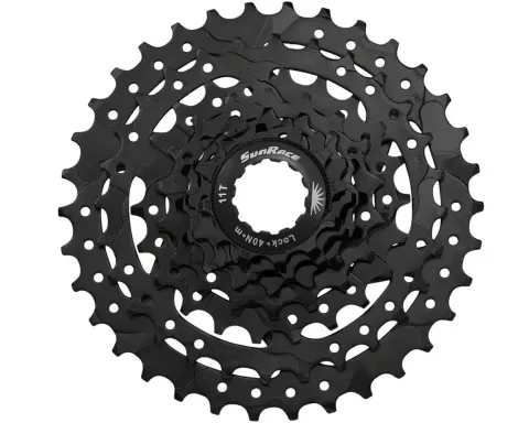 Касета інд. 7-k 11-34T SUN RACE M40 MTB, Black