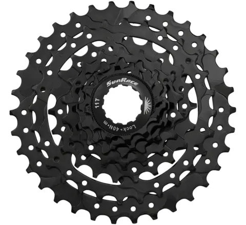 Касета інд. 7-k 11-34T SUN RACE M40 MTB, Black