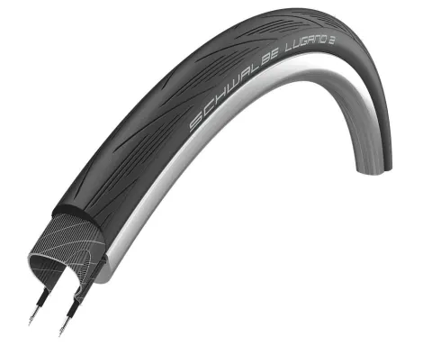 Покришка 700X25C (25-622) Schwalbe Lugano Ii Endurance Reinforced Tread, Twinskin B/B Hs471 Sic 50 EPI
