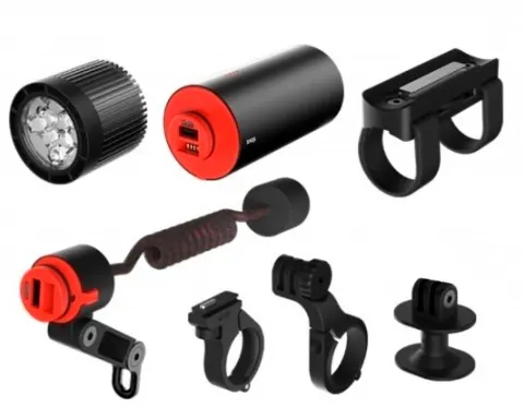 Комплект фара + Набір креплений Knog PWR Mountain Kit 2000 Lumens