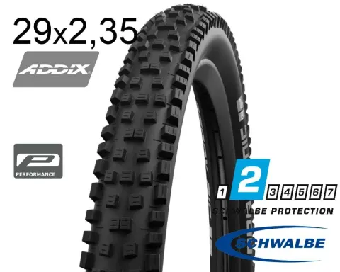 Покрышка 29X2.35 (60-622) Schwalbe Nobby Nic Perf, Folding, B/B-Sk Hs602 Addix 67 EPI B