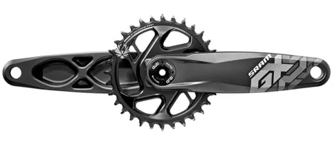 Шатуны SRAM Crank GX Eagle Fat Bike 4" DUB 12шв 175 Direct Mount Звезда SRAM 30t X-SYNC 2 Black