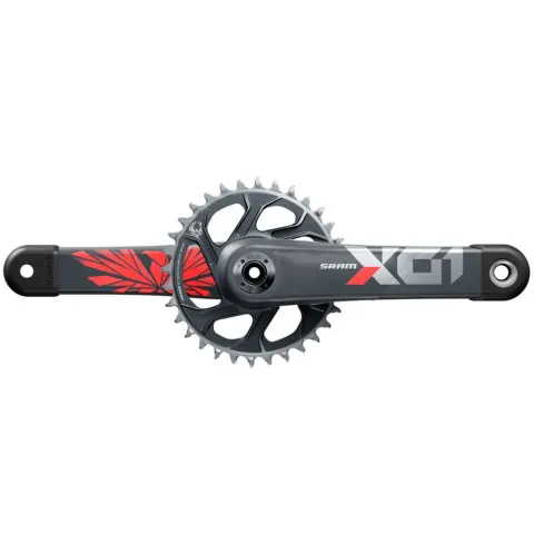 Шатуни SRAM X01 Eagle Boost 148 DUB 12s 165 w Direct Mount 32T X-SYNC 2 Chainring Lunar Oxy Red (DUB Cups/Bearings not included) C3