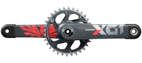 Шатуны SRAM set X01 Eagle DUB 12s 175 w Direct Mount 32T X-SYNC 2 Chainring Lunar Oxy (DUB Cups/Bearings no included) C2