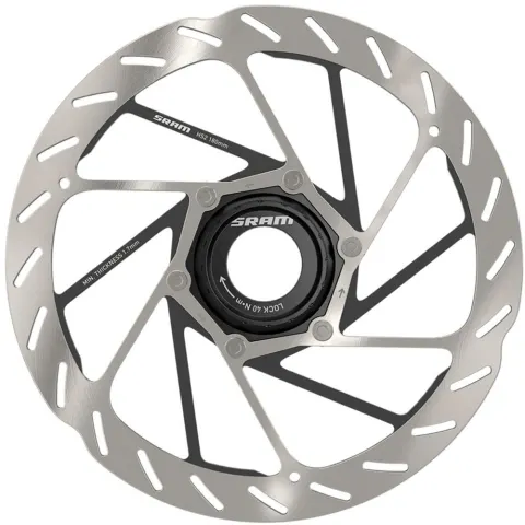 Ротор гальмівний SRAM HS2 160 мм Center Lock (includes lockring) Rounded