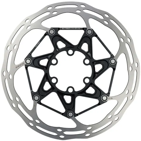 Ротор гальмівний SRAM CNTRLN 2P 140 мм BLACK TI ROUNDED